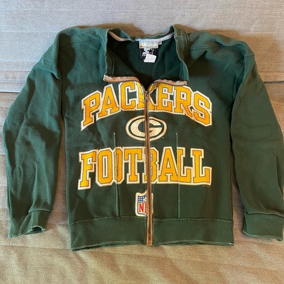 Vintage salvaged Packers zip-up - Picture 2 of 5